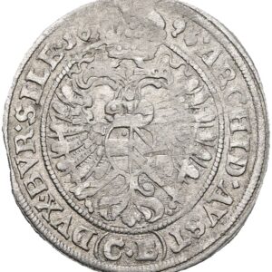 3 krejcar 1696 CB, Břeh , Leopold I.