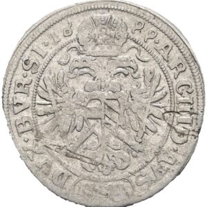 3 krejcar 1699 C.B., Břeh , Leopold I.
