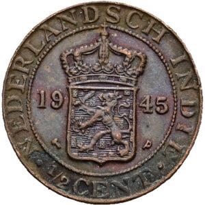 1/2 cent 1945 - Vilhelmina
