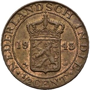 1/2 cent 1945 - Vilhelmina