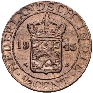 1/2 cent 1945 - Vilhelmina