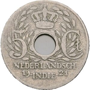 5 Cents 1921 - Wilhelmina.
