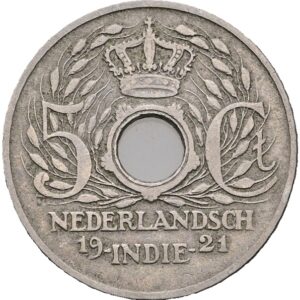 5 Cents 1921 - Wilhelmina.