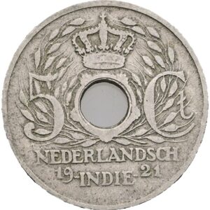 5 Cents 1921 - Wilhelmina.