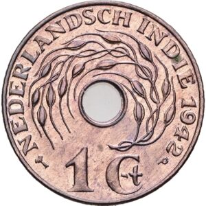 1 cent 1942 - Vilhelmina