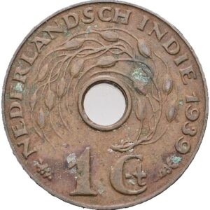 1 cent 1939 - Vilhelmina