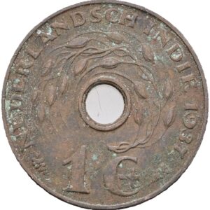 1 cent 1937 - Vilhelmina