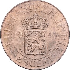 2 1/2 cent 1945 - Vilhelmina