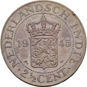 2 1/2 cent 1945 - Vilhelmina