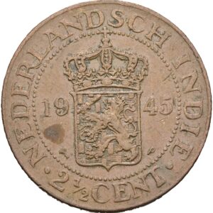 2 1/2 cent 1945 - Vilhelmina