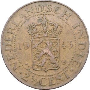 2 1/2 cent 1945 - Vilhelmina