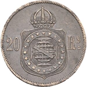 20 Réis - Pedro II.