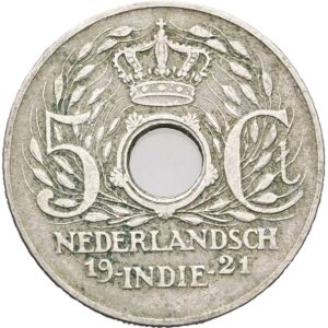 5 Cents 1921 - Wilhelmina.