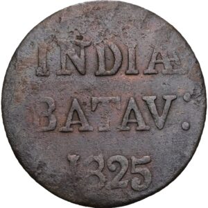 ½ Stuiver 1825 - Willem I, Východni Nizozemská Indie