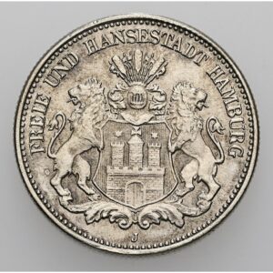 2 Marka 1906 J, Hamburg.