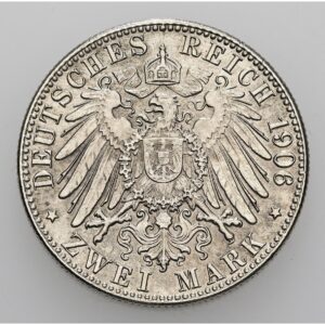 2 Marka 1906 J, Hamburg.