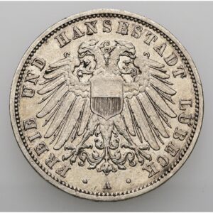 3 Marka1908 A, svobodné město Lübeck