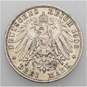 3 Marka1908 A, svobodné město Lübeck