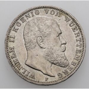3 Marka 1912 , království Württemberk, Wilhelm II.