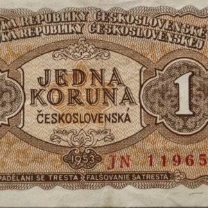 1 koruna 1953