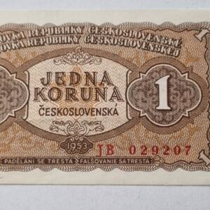 1 koruna 1953
