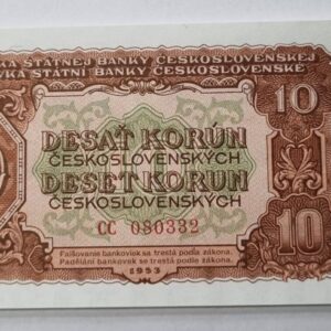 10 koruna 1953