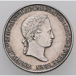 Korunovační žeton 1838 , Ferdinad V. - korunovace v Miláně