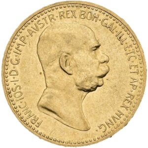 10 Koruna 1909, Vídeň,  František Josef I.