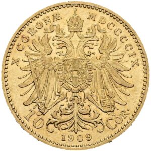 10 Koruna 1909, Vídeň,  František Josef I.