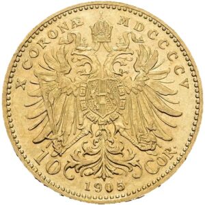 10 Koruna 1905, Vídeň,  František Josef I.