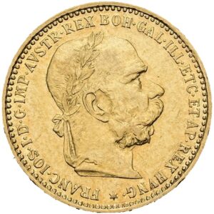 10 Koruna 1897, Vídeň,  František Josef I.