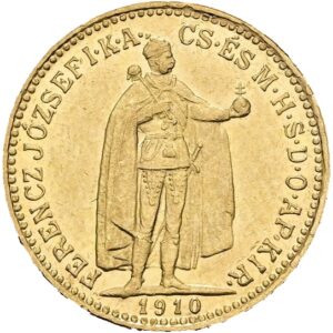 10 Koruna 1910 K.b. František Josef I.