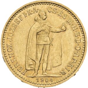 10 Koruna 1904 K.b. František Josef I.