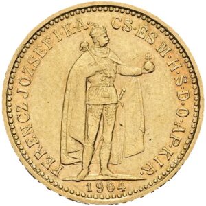 10 Koruna 1904 K.b. František Josef I.