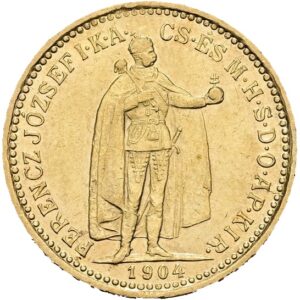 10 Koruna 1904 K.b. František Josef I.