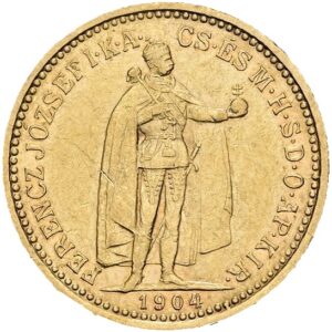 10 Koruna 1904 K.b. František Josef I.