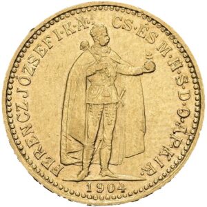 10 Koruna 1904 K.b. František Josef I.