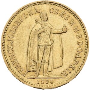 10 Koruna 1894 K.b. František Josef I.