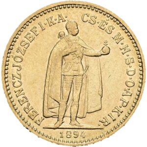 10 Koruna 1894 K.b. František Josef I.