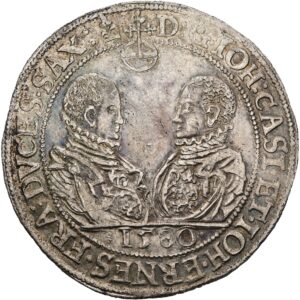 Tolar 1580 John Casimir a John Ernest II. Saxe-Coburg-Eisenach