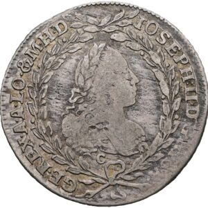 20 Krejcar 1771 C, Josef II.
