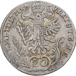 20 Krejcar 1771 C, Josef II.