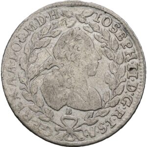 20 Krejcar 1773 B, Josef II.