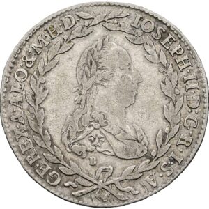 20 Krejcar 1775 B, Josef II. Kremnica