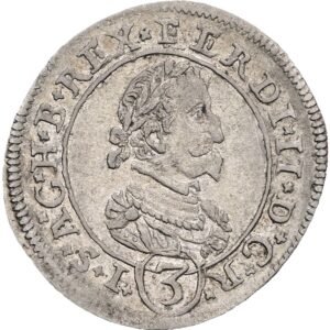 3 Krejcar 1628 Ferdinand II. Graz