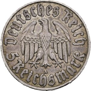 5 Marka 1933 A , Martin Luther