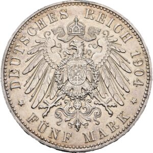 5 Marka 1904 A , Meklembursko