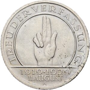 5 Marka 1929 A, Výmarská republika, ústava