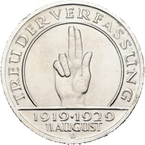 5 Marka 1929 D, Výmarská republika, ústava