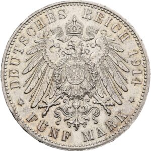 5 Marka 1914 D, Bayern